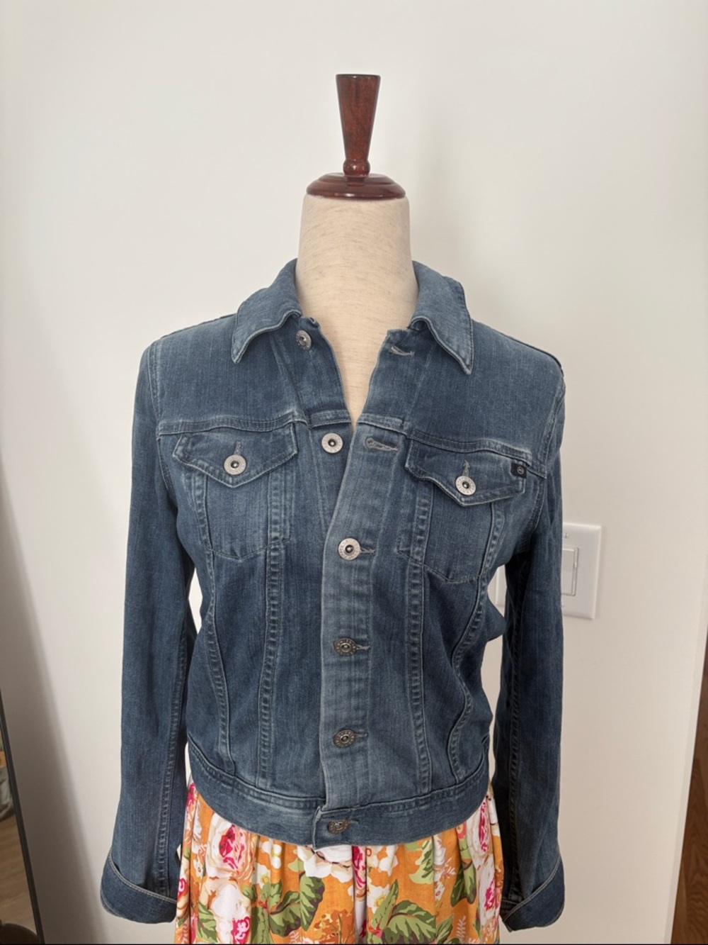AG Adriano Goldschmied Denim Jean Jacket - Picture 9 of 12
